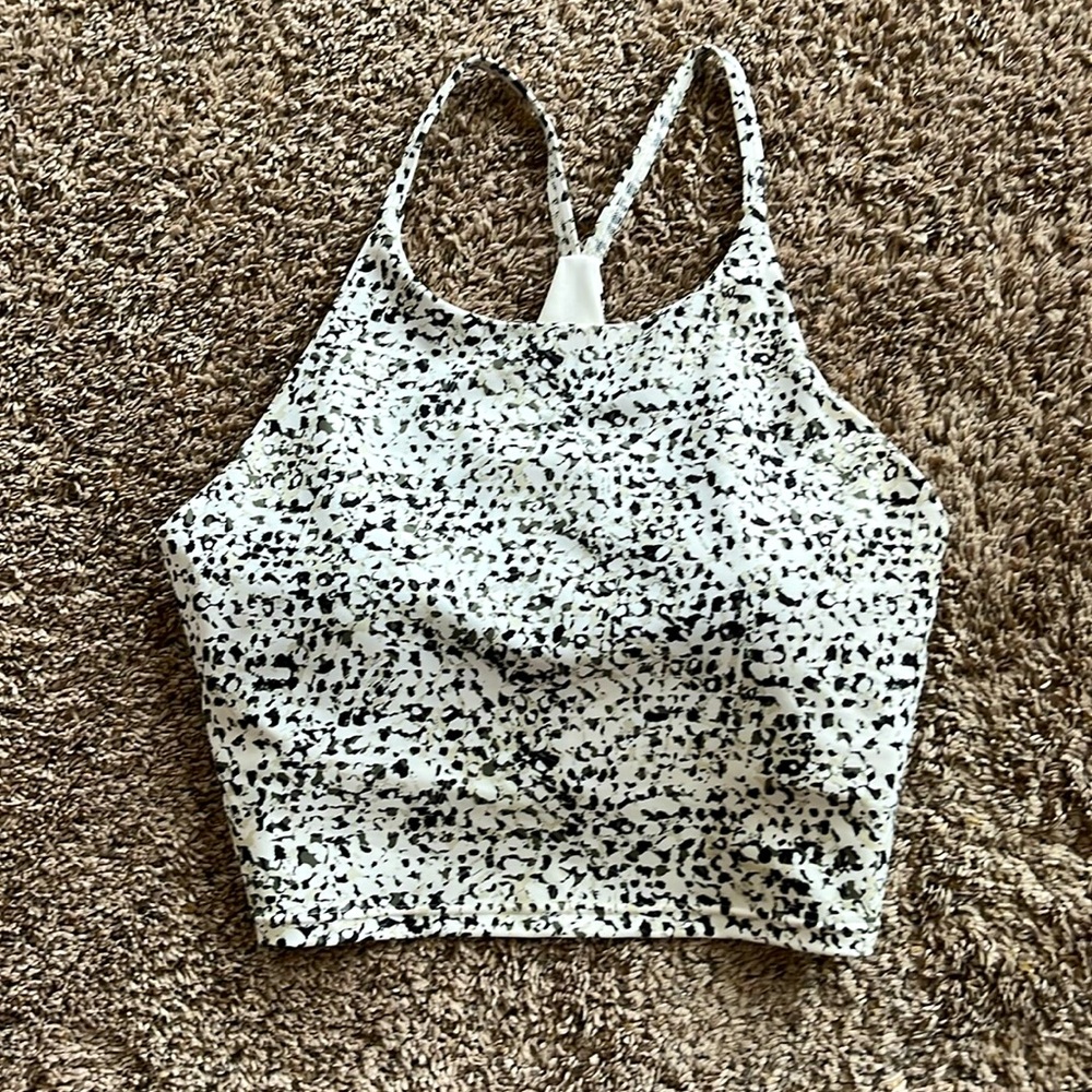 Cropped haltered tank